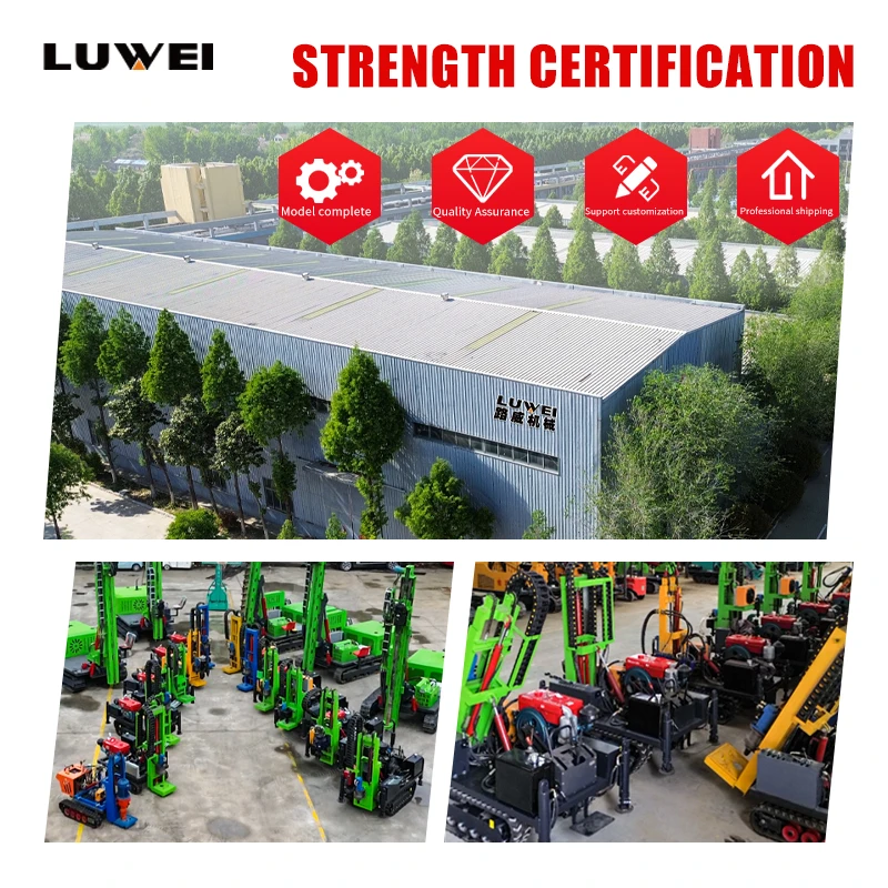 جودة عالية مجنزرة صغيرة أسفل جهاز حفر الثقب آلة حفر الديزل الهيدروليكية 200 متر DTH آلة الحفر #4