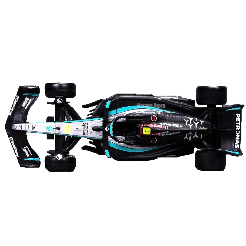 Bburago 1:43 W15 NO44 Mercedes-AMG F1 Team #63 Formula Die Cast Car Model Competition vehicles Model Car Racing Toys