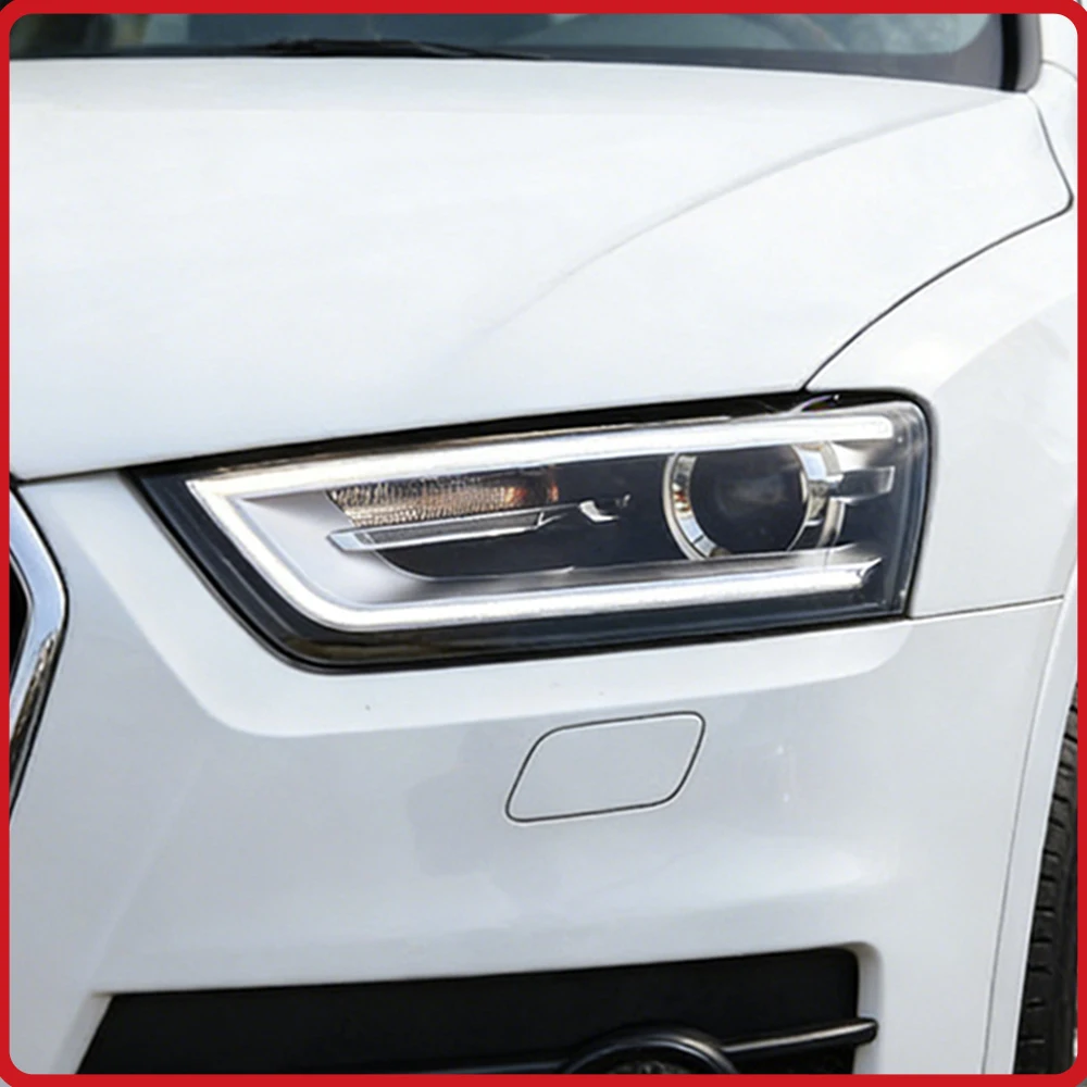 

For Audi Q3 8U 2012-2015 Headlights Assembly Upgrade LED Lens Car Accessories Flashing Turn Signal Light Plug and Play