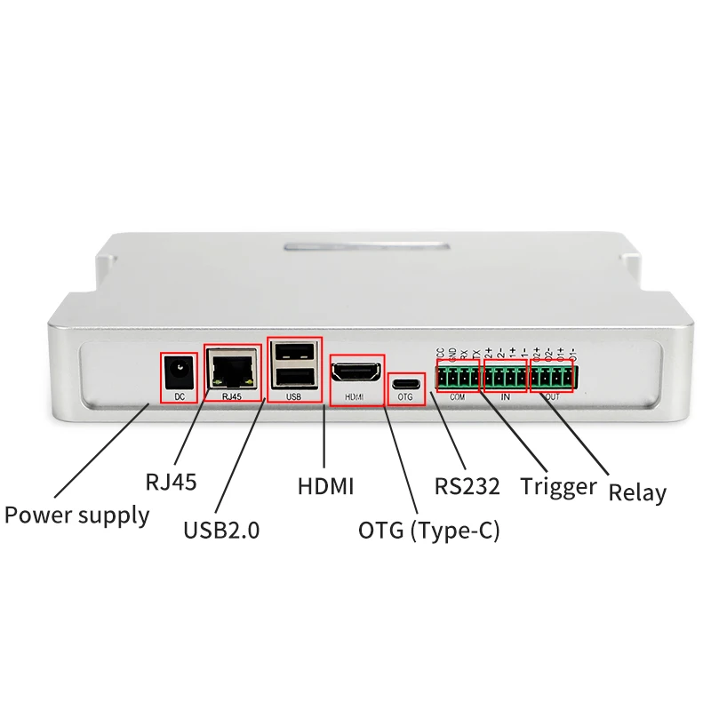طويلة المدى 4 ميناء UHF قارئ العلامات RFID قارئ بطاقات التحكم في الوصول UHF RFID Android7.1 HTTP MQTT TCP UDP RFID UHF قارئ ثابت #3