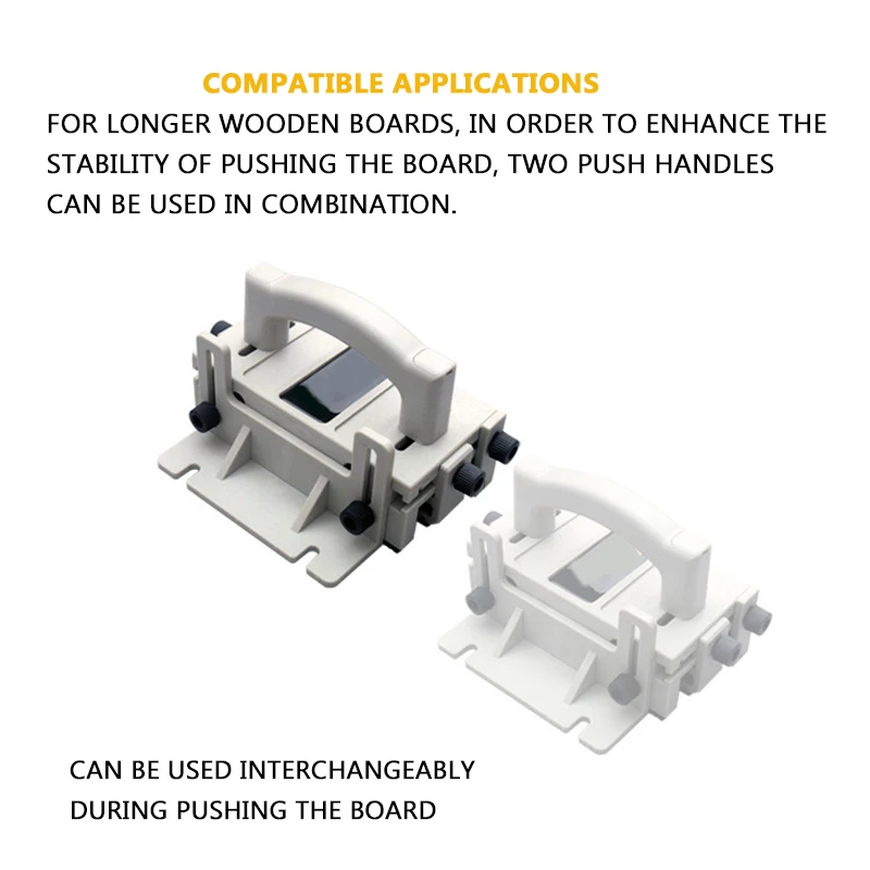 Imagem -04 - Invertido Tabela Saw Push Rule para Carpintaria 3d Segurança Push Handle Máquina de Gravura Serra de Fita Anti-cut Diy