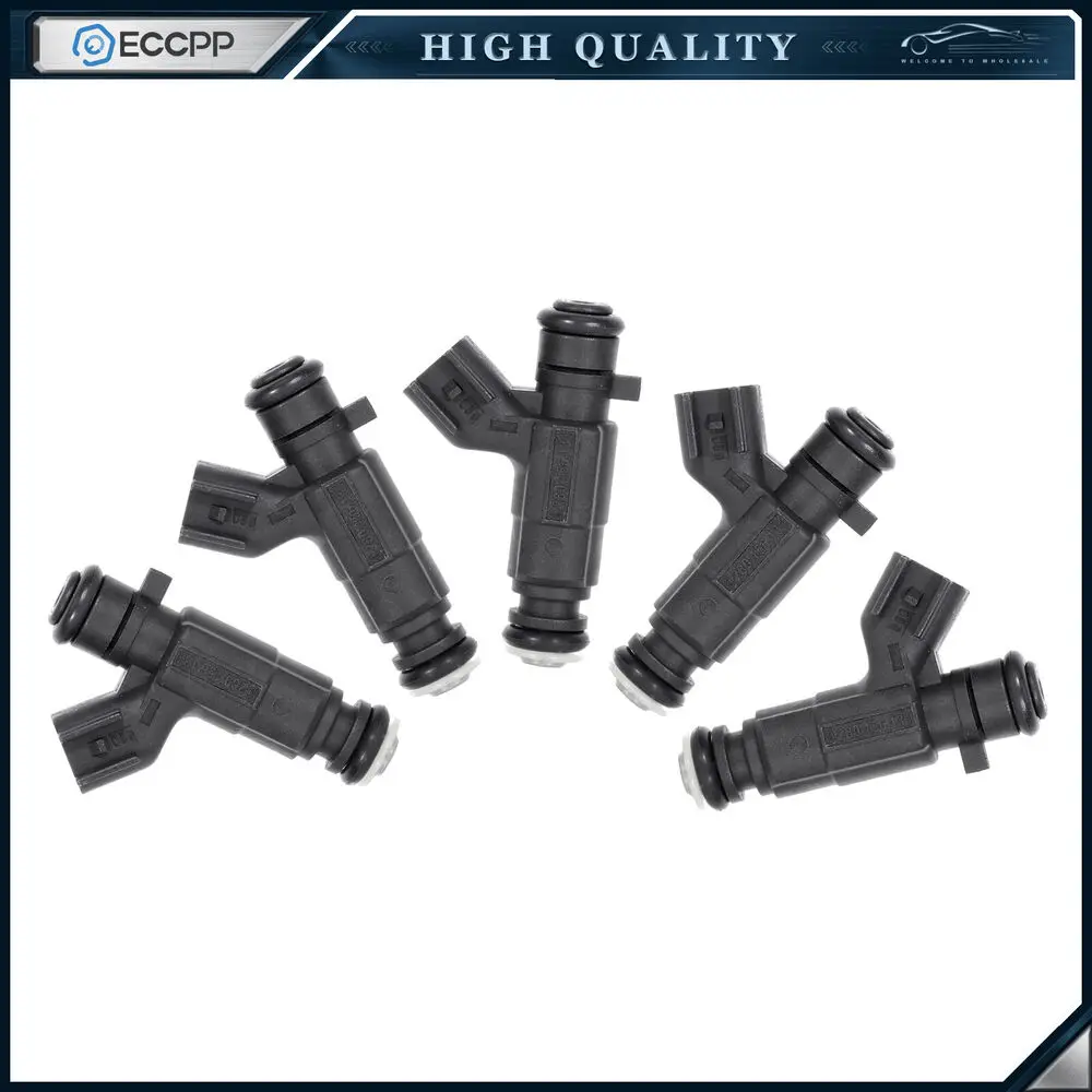 

6 New Fuel Injectors For 2005-2006 Cadillac STS SRX CTS 3.6L 125-71159 4Hole