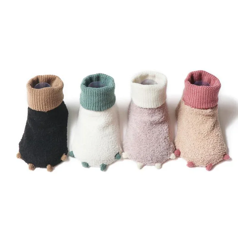 New cute autumn and winter newborn socks casual warm baby foot sock