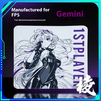1stplayer Gemini Mousepad X-soft 4x350x300mm 4x450x400mm Rubber Gaming Mousepad Customized For FPS CS2 APEX Valorant Pc Gamer