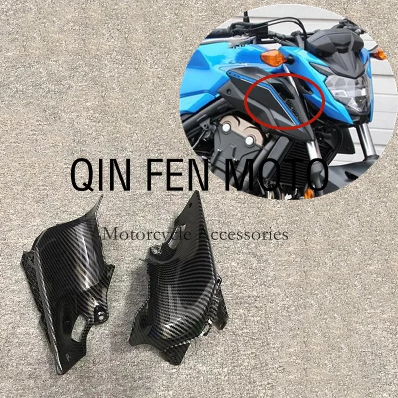 

Fit For HONDA CB500F 2016 2017 2018 Motorcycle Tank Air Vent Panel Trim Covers Fairing Carbon Fiber Paint