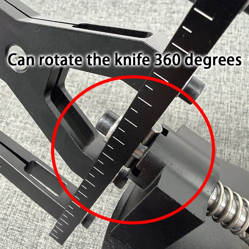 

Professional Fixed-angle Knife Sharpener, Diamond Whetstone Set, Accurately Adjusts The Sharpening Angle, 360°Rotating Knife