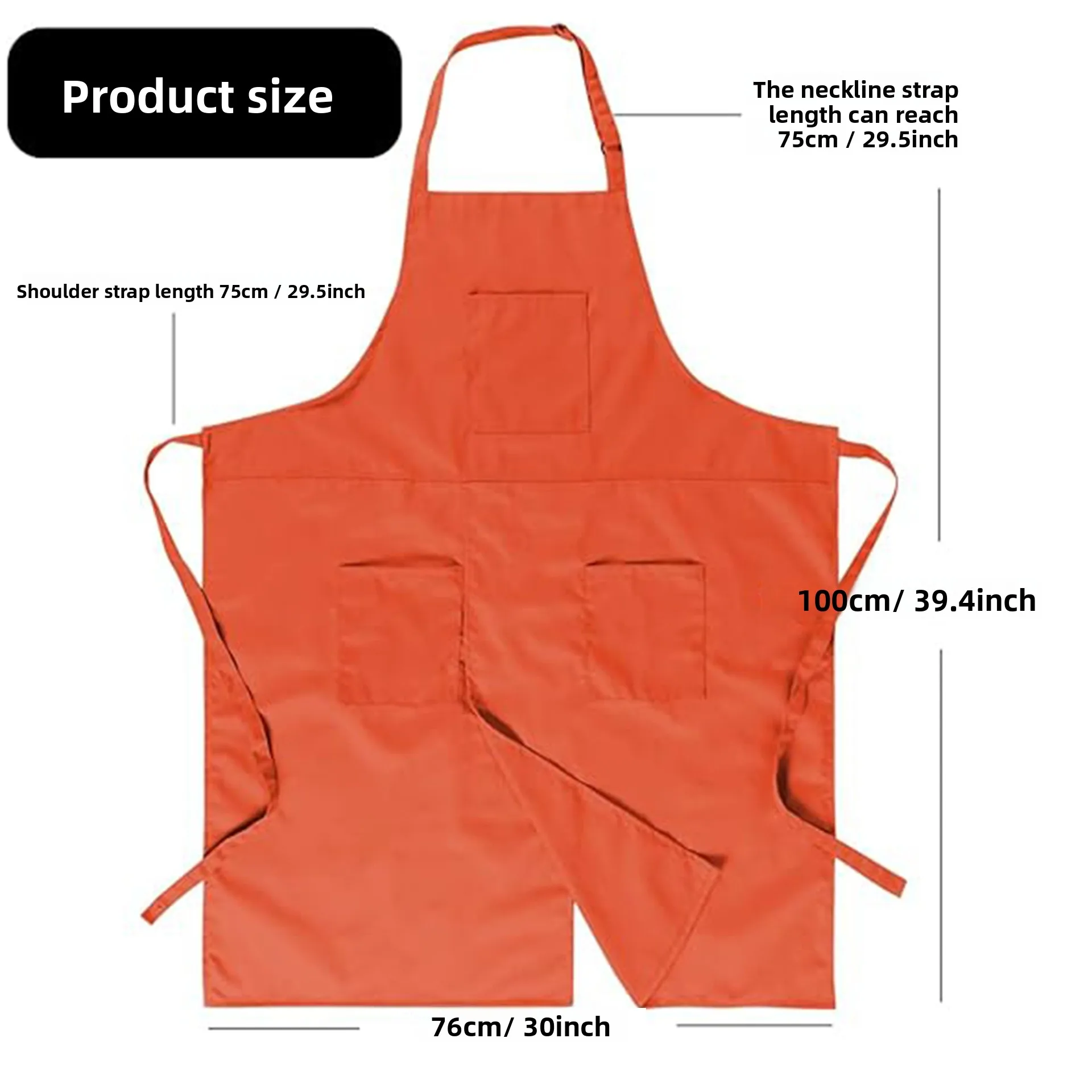 Premium Waterresistant Bib Apron With Split Legs For Ceramic Artists Customizable With Logo