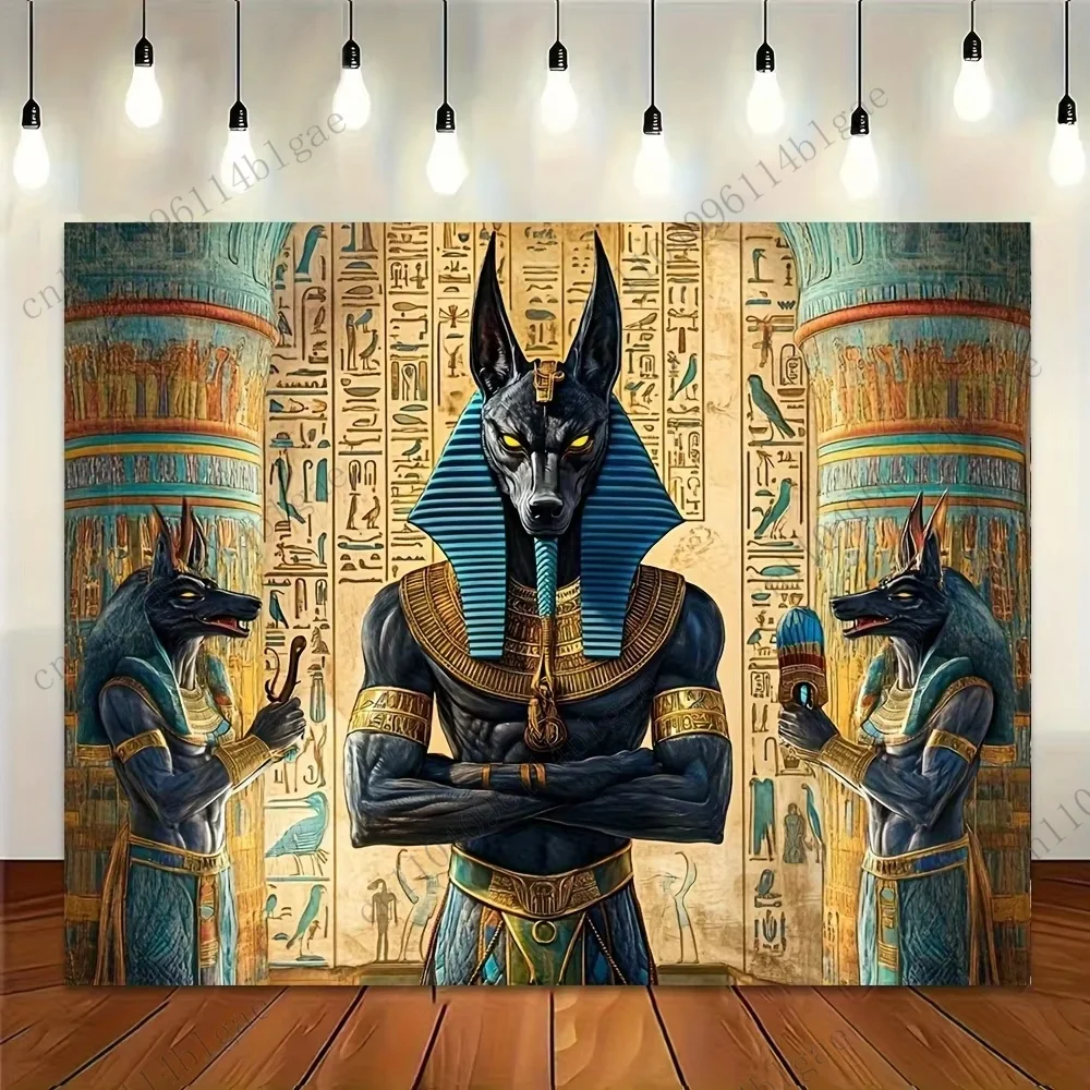 الأساطير المصرية جدار ديكور راية خلفية الديكور الطرف الديكور خلفية غرفة المعيشة نسيج الفيلم المفروشات