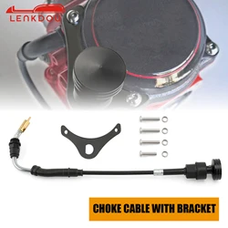 Motorcycle Carburetor Choke Cable Idle adjustment Set for Harley CV40 Sportster 883 1200 XL883 XLH1200 Big Twin Dyna 27421-99C