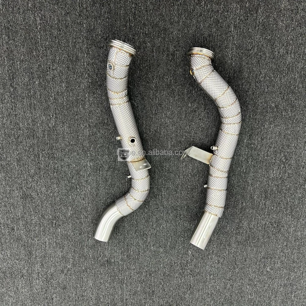 ACE Performance Hochleistungs-Downpipe für Maserati Quattroporte SQ4 3.0L V6 Turbo Sport Downpipe-Auspuffanlage Edelstahl 304 – Detail 5