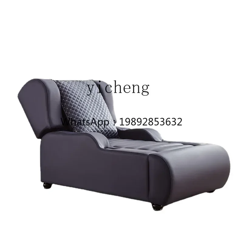 Y1 Modern Living Room Electric Functional Sofa Leather Recliner Lazy Office Aviation Concubine Chair