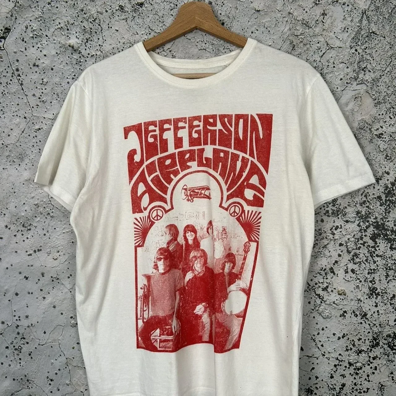 Vintage style Jefferson Airplane Rock Band short sleeve shirt KV37602