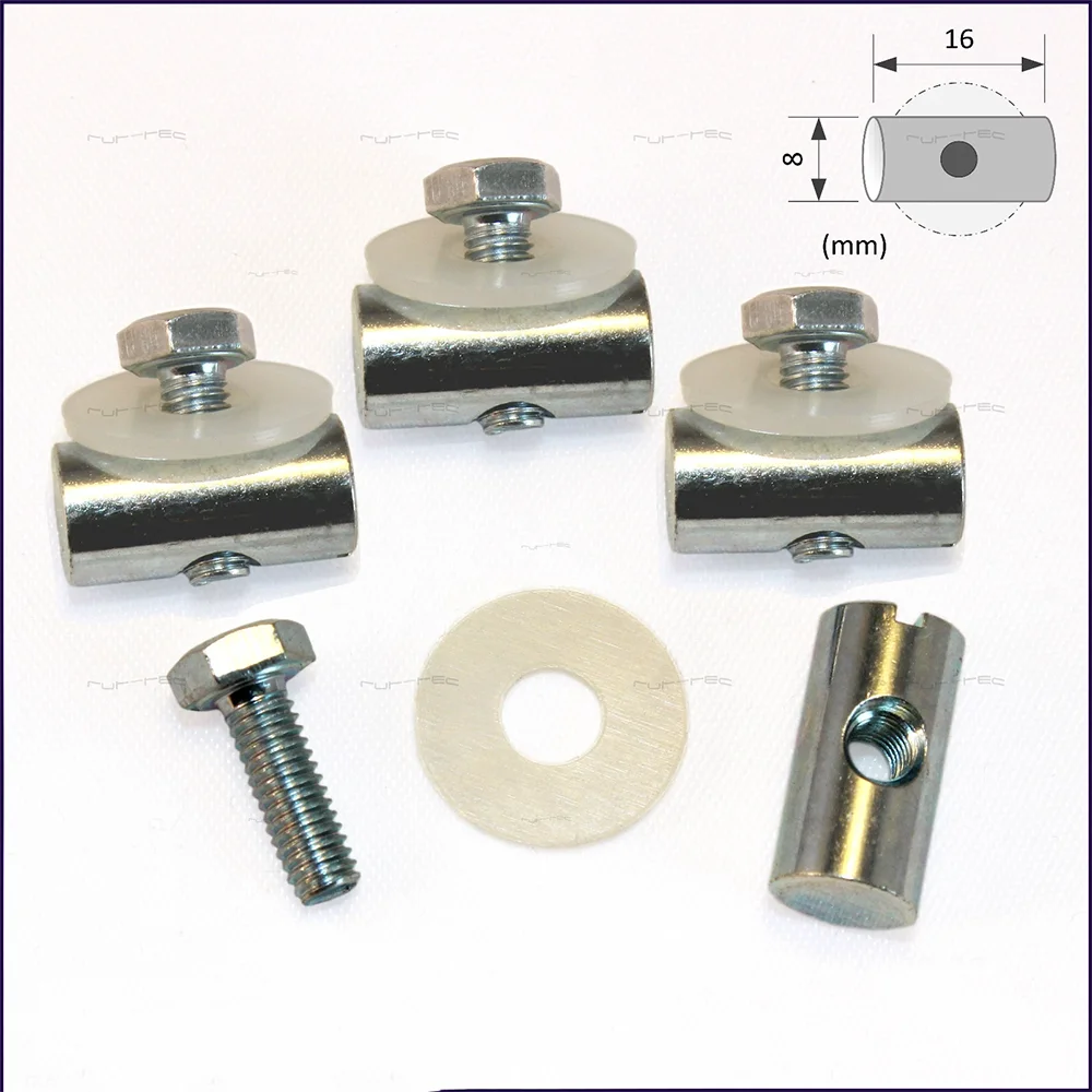 

4set Awning Rail Stoppers Caravan Sun Canopy Rail Stoppers 8mm End Keder Stoppers Motorhome Campervan Awning Accessories