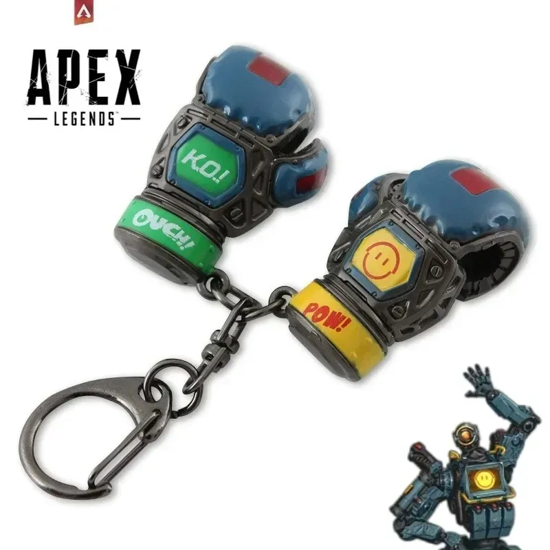 3.5CM Apex Legends Heirloom Weapons Pathfinder Boxing Gloves Game Alloy Katana Accessories Swords Keychain Model BoysToys