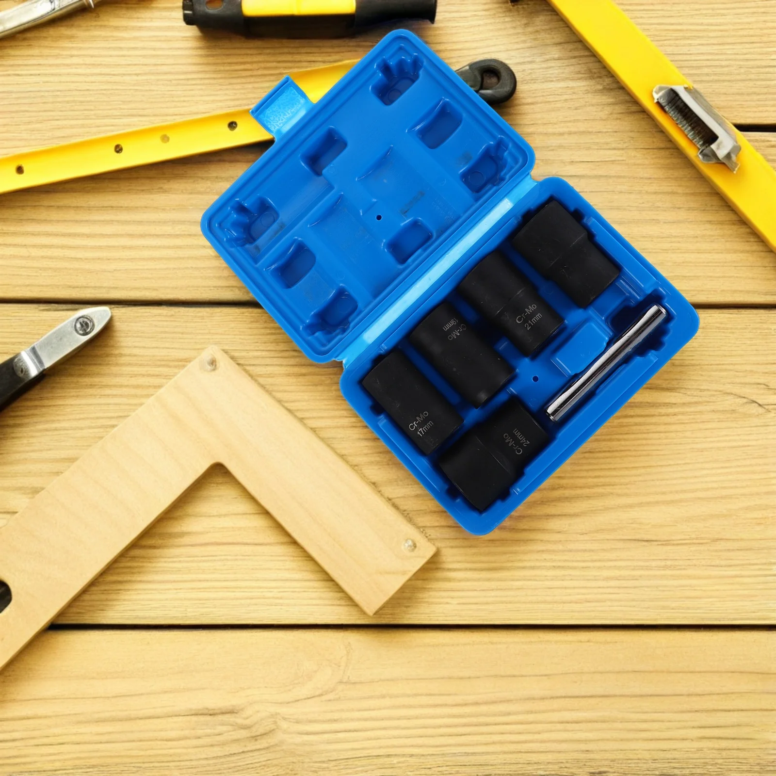 

1 Set Socket Extractor Heavy Duty Nut Bolt Remover Multi-Size Stripped Stud Removal Tool For Automotive Repair Lug Extraction