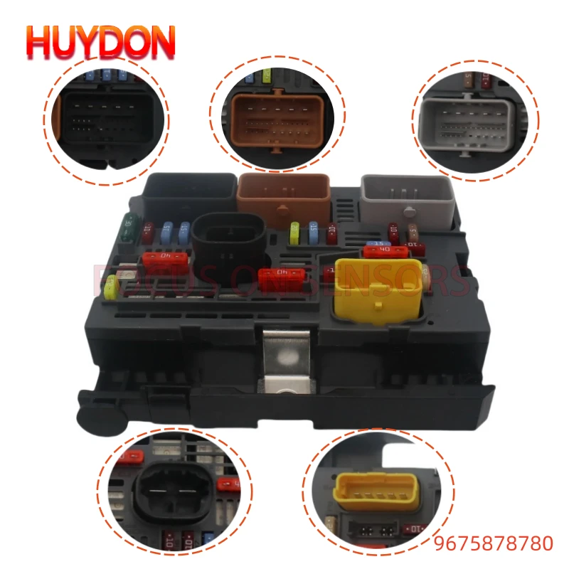 

9675878780 Engine Fuse Box Assembly For Citroen Berlingo Multispace C4 C8 Dispatch Peugeot 308 807 Expert Partner High Quality