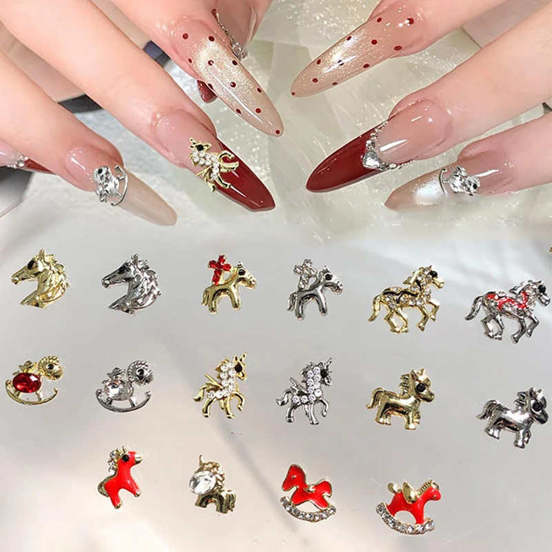 10-шт-2026-новогодние-украшения-для-ногтей-из-сплава-со-стразами-блестящие-украшения-для-ногтей-с-плоской-задней-частью-сделай-сам-3d-украшения-в-виде-лошади-подвеска