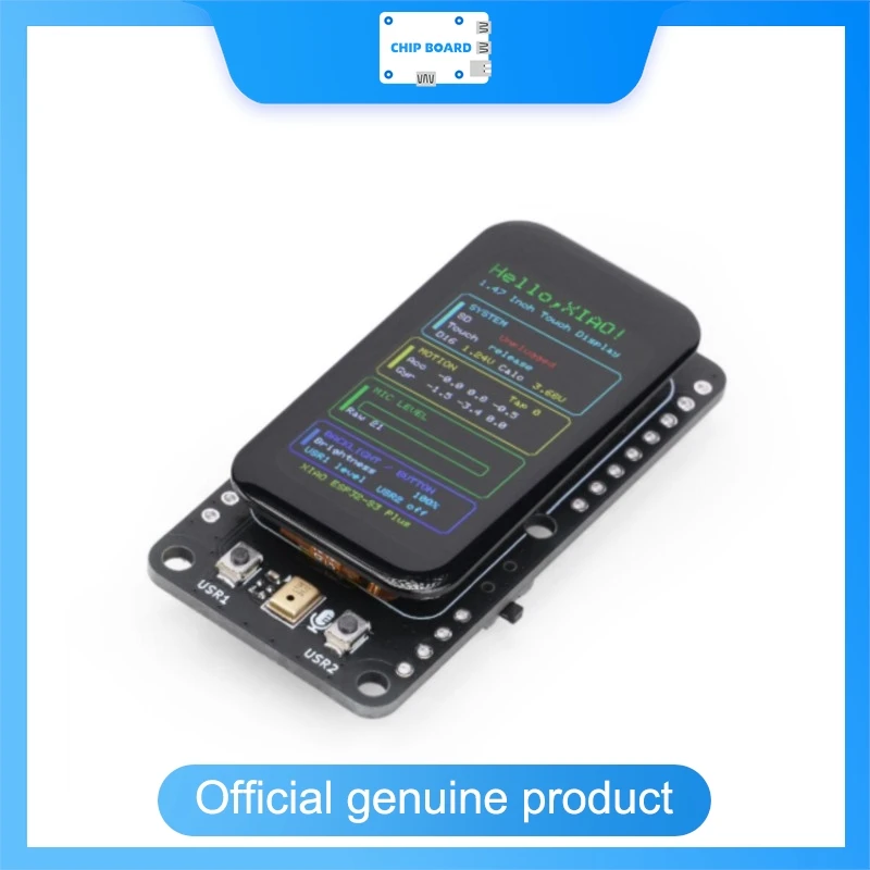 Seeedstudio XIAO 1.47 IPS Touch Display ESP32-S3 Smart Development Board with IMU Microphone MicroSD BLE WiFi