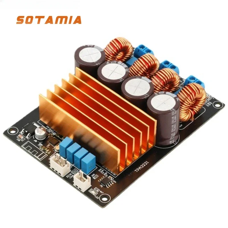 SOTAMIA TPA3221 BT5.0 цифровой усилитель мощности аудио плата 100Wx2 Hi-Fi стерео усилитель умный дом усилитель аудио мини усилитель