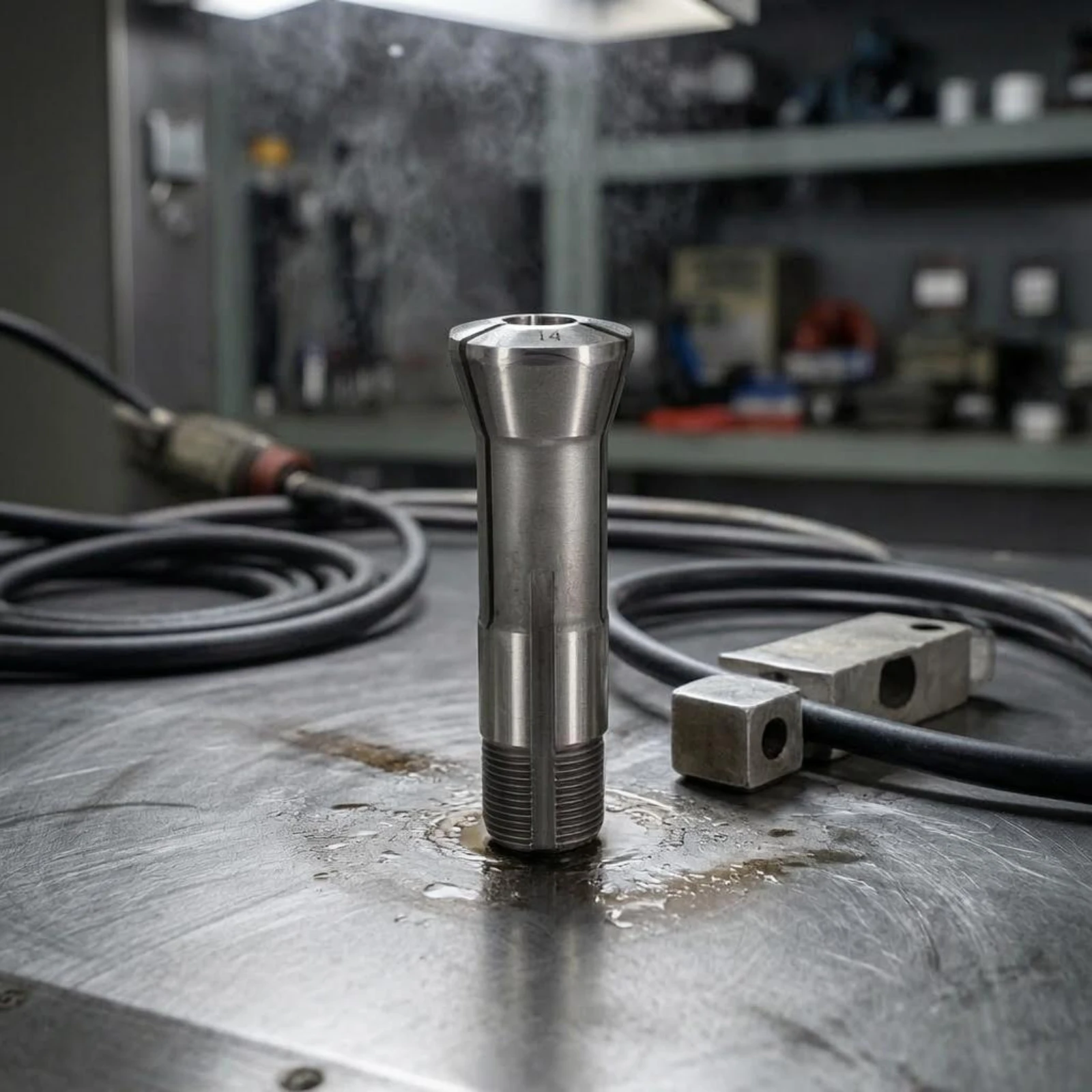Pneumatic Indexing Chuck Head Clamping Machine Accessory Industrial Part Machined Finish
