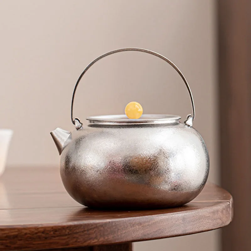 800ml Pure Titanium Water Kettle for House Use,Travel,Camping,Gift,Crystallization,Antibacterial Properties,Lightweight Tea set
