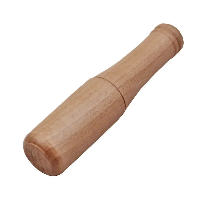 Practical Mill Grinder Set Handheld Seasoning Mills Stick Kitchen Mortar Pestle Tools Set Wooden Garlic Handle Garlic Mortar