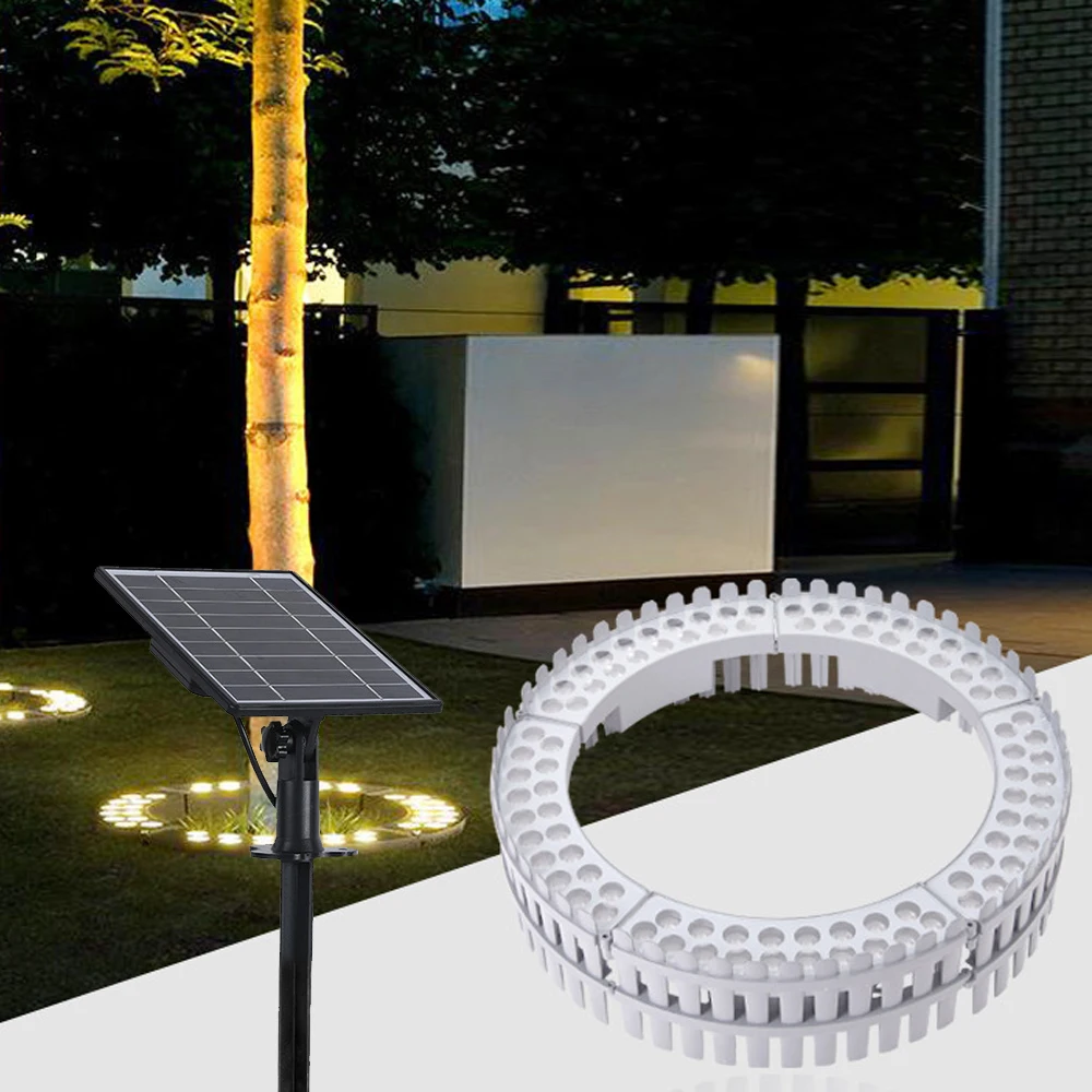 Tree Light  Low Voltage Solar Aluminum Body Hug Ring Lamp for Garden Villa Landscape Lighting Light