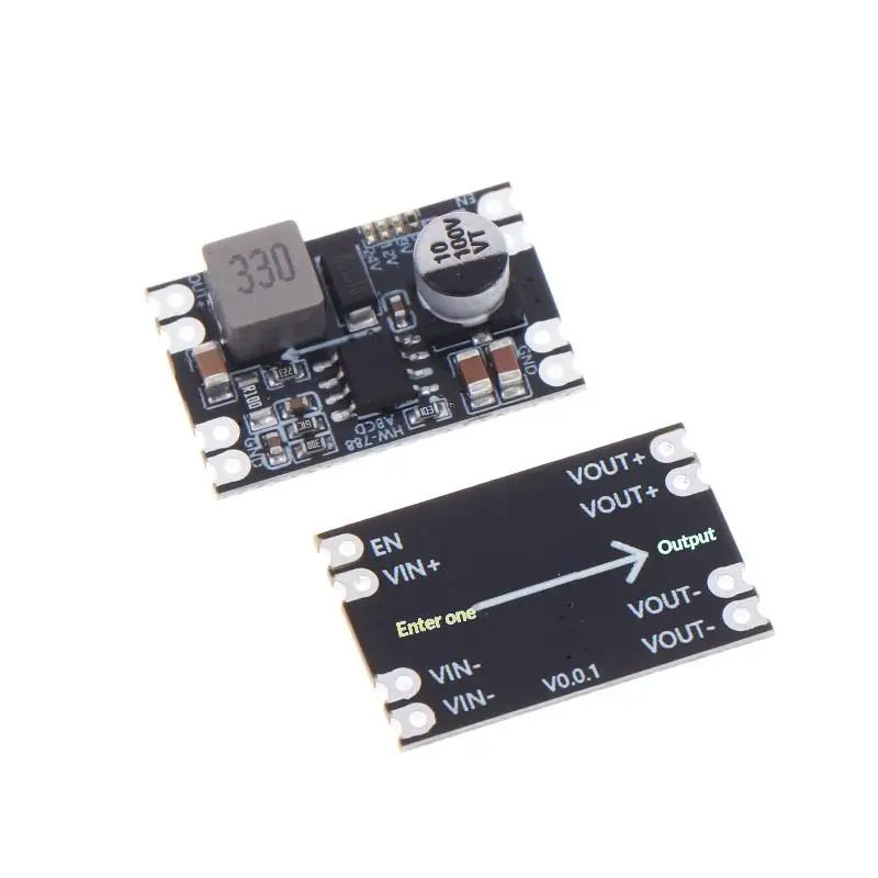 【S】1Pcs 7V-100V To 5V 9V 12V 24V DC-DC Step-down Power Supply Module 3A Fixed Output Voltage Step-down Power Module