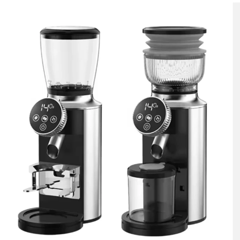 

CAFOVO G140C Coffee Bean Grinder 40mm Conical Burr Copper Motor Coffee Grinder Anti-Static Design for Home Barista Coffee Miller