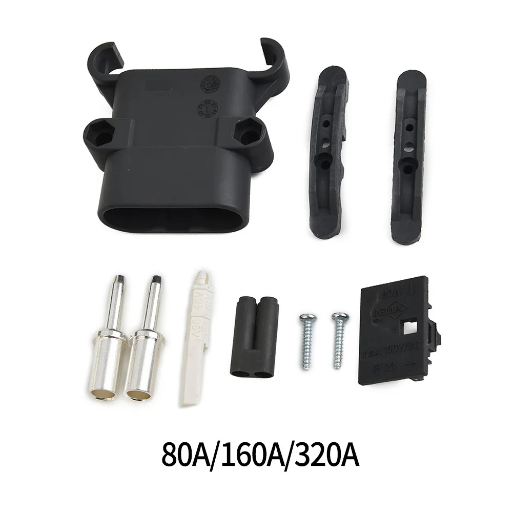 

Forklift Battery Power Terminal 80A 160A 150V with Dual Main and Signal Terminals for Safe and Efficient Charging Operations
