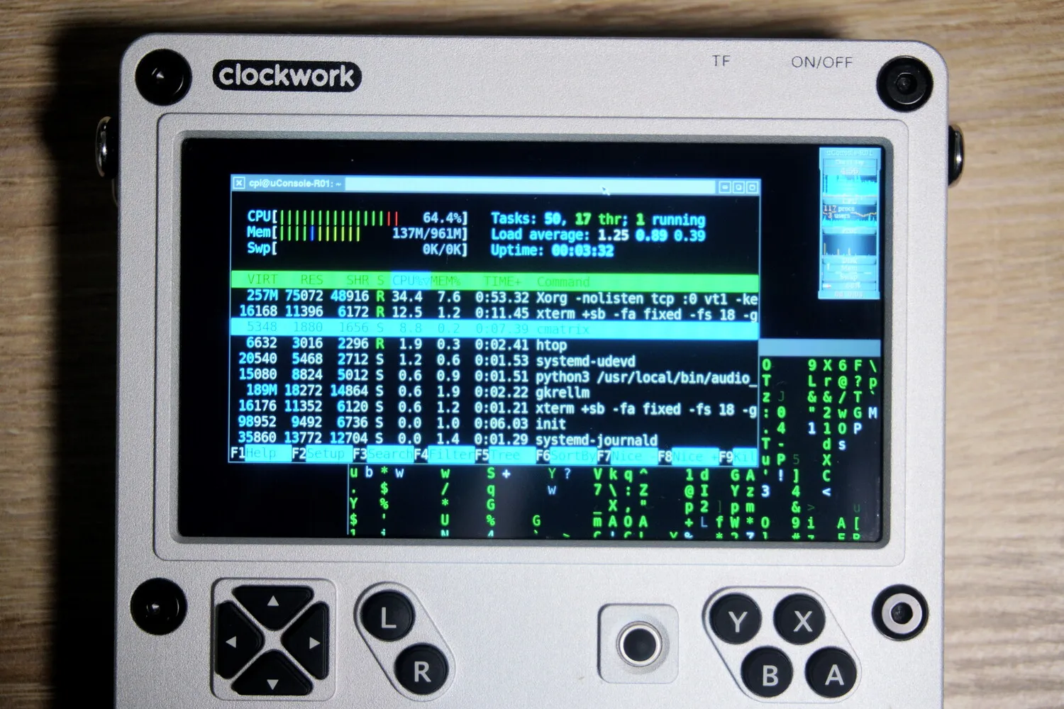 Silver and black in stock! ClockworkPi uConsole V3.14 DevKit,Retro