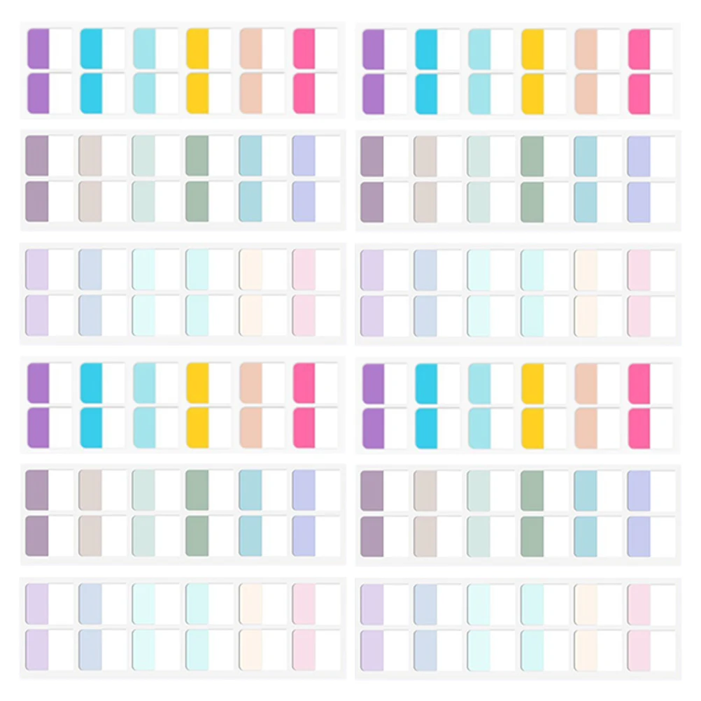 

360 Pcs Index Sticker Notebook Tabs Stickers Bookmark Colorful Toy Labels It Can Move