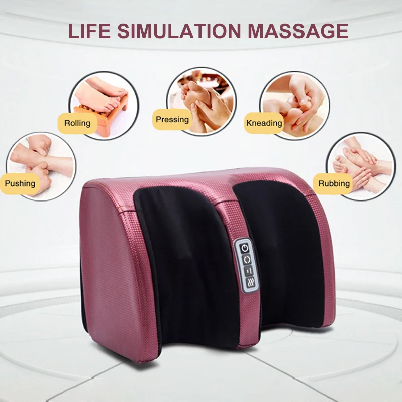 التدفئة الكهربائية تدليك القدم معدات الأسطوانة العجن العميق تدليك القدم والعجل