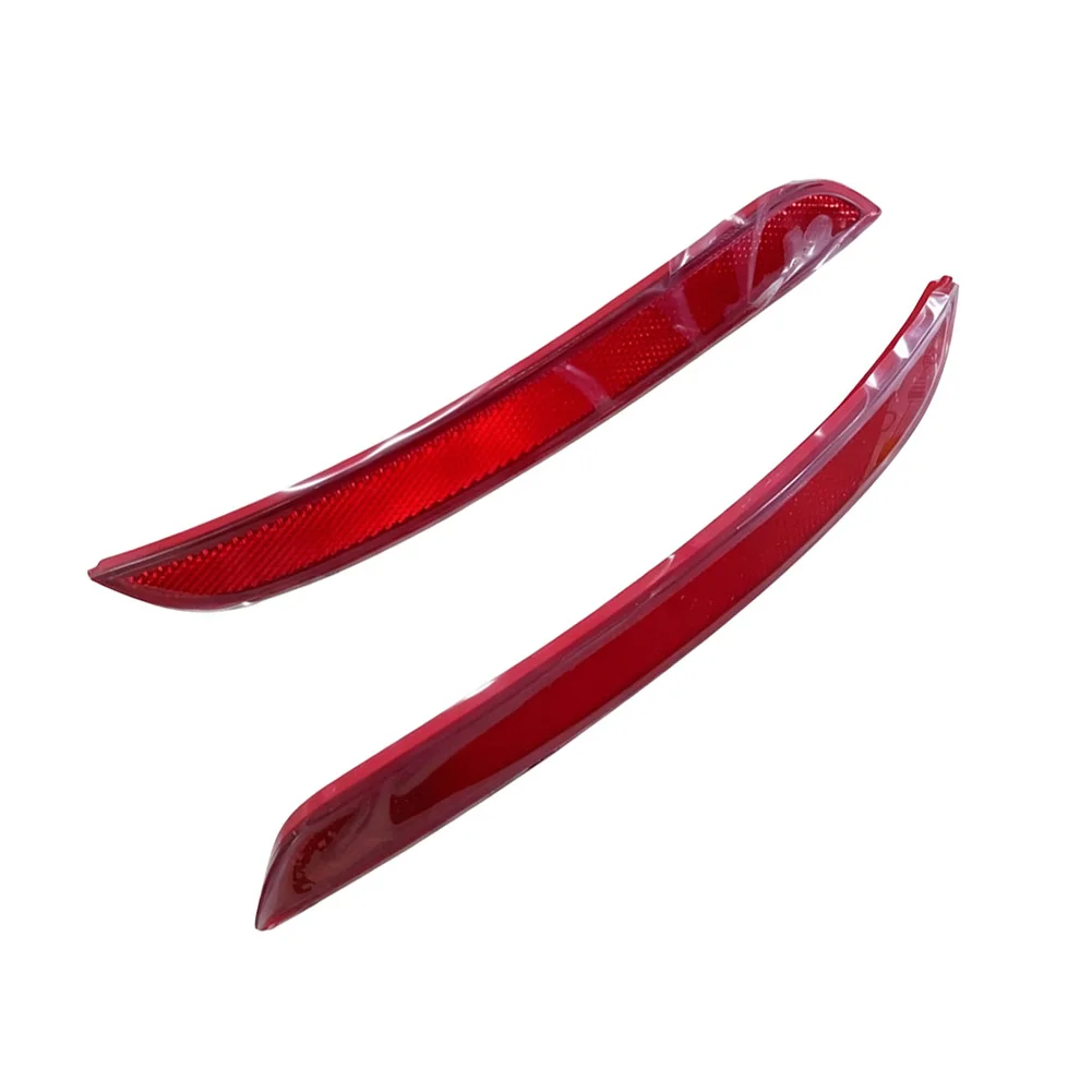 For Night Driving Safety Red Rear Bumper Reflector Bumper Rear Light ABS Material Red Color Direct Replacement