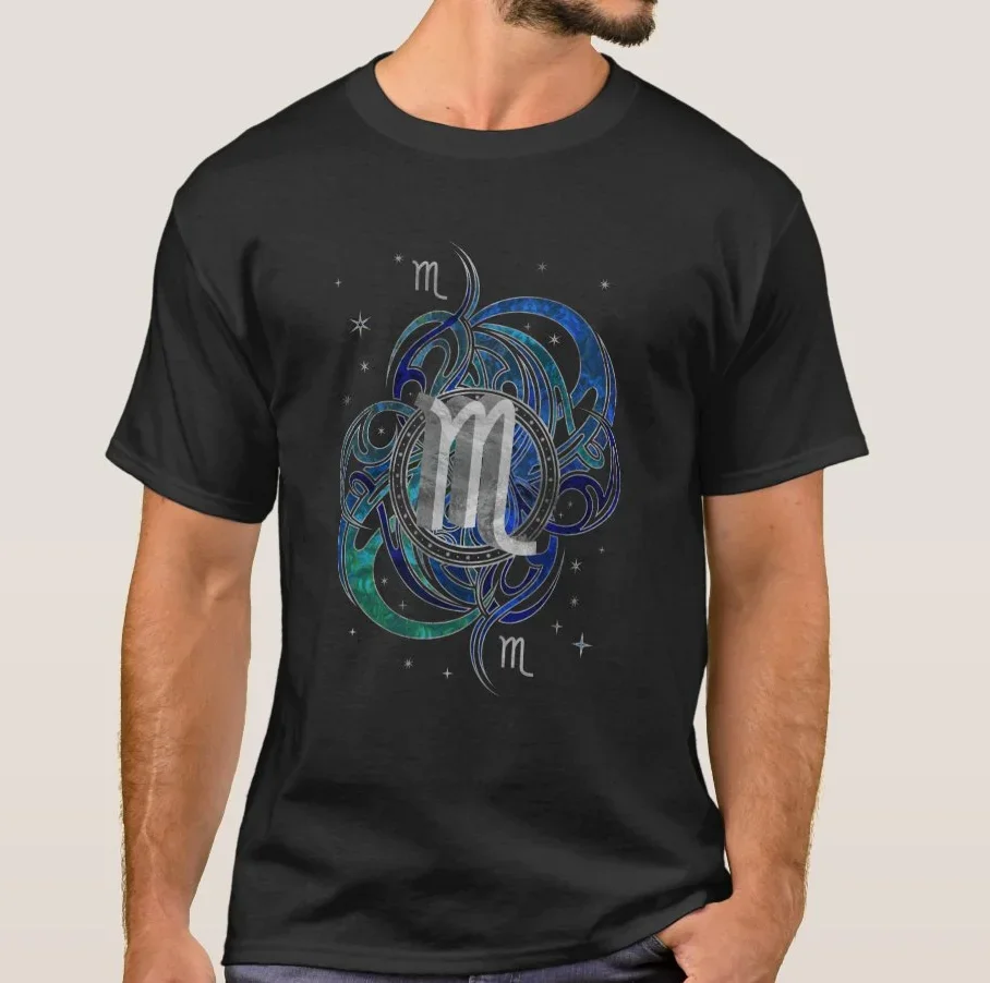 Fashion Scorpio Zodiac Sign Water Element Birthday Gift T Shirt. New 100% Cotton Short Sleeve O-Neck Casual Unisex T-shirts