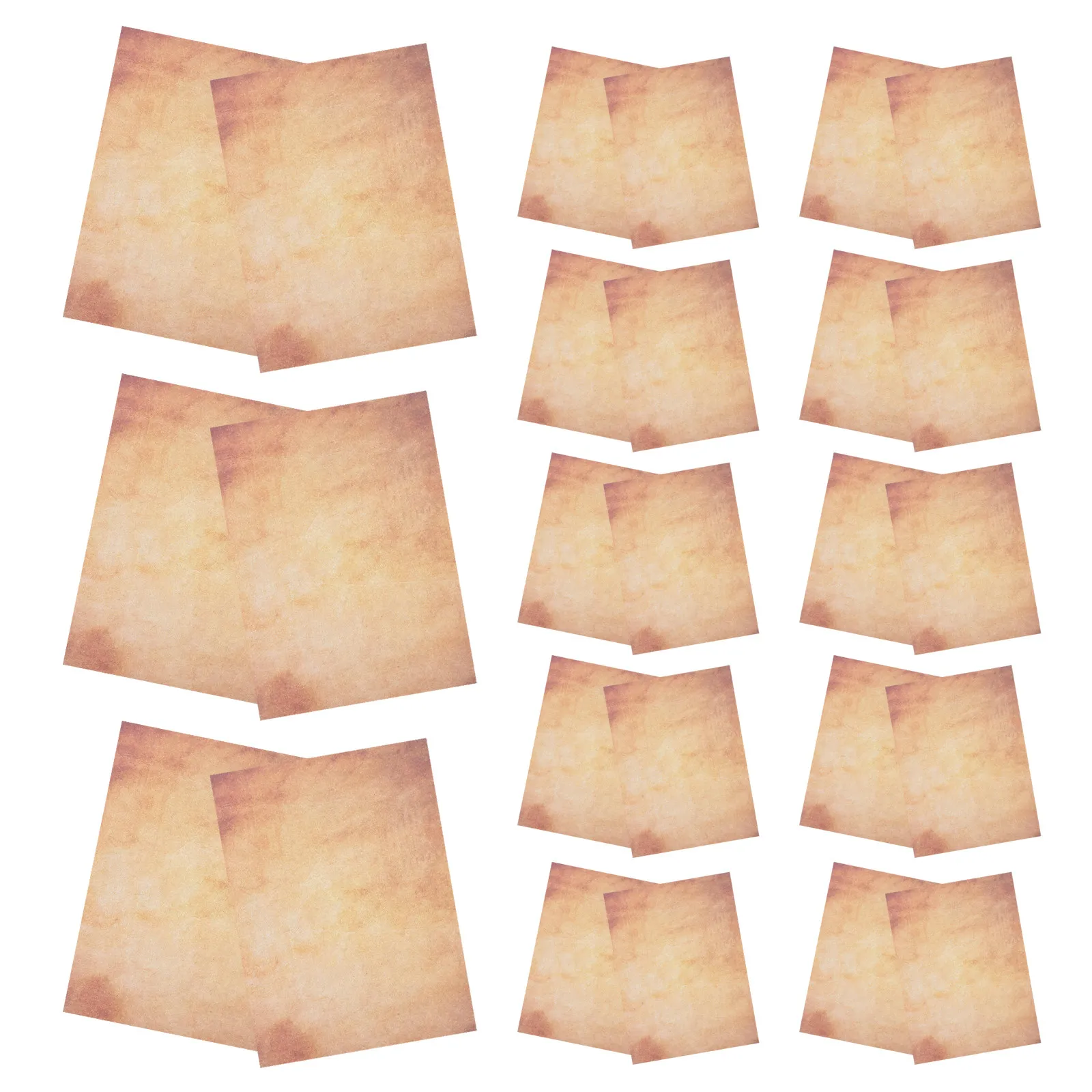 

50Pcs Vintage Letter Writing Paper Decorative Thick Paper for Invitations Certificates Office School Craft Supplies