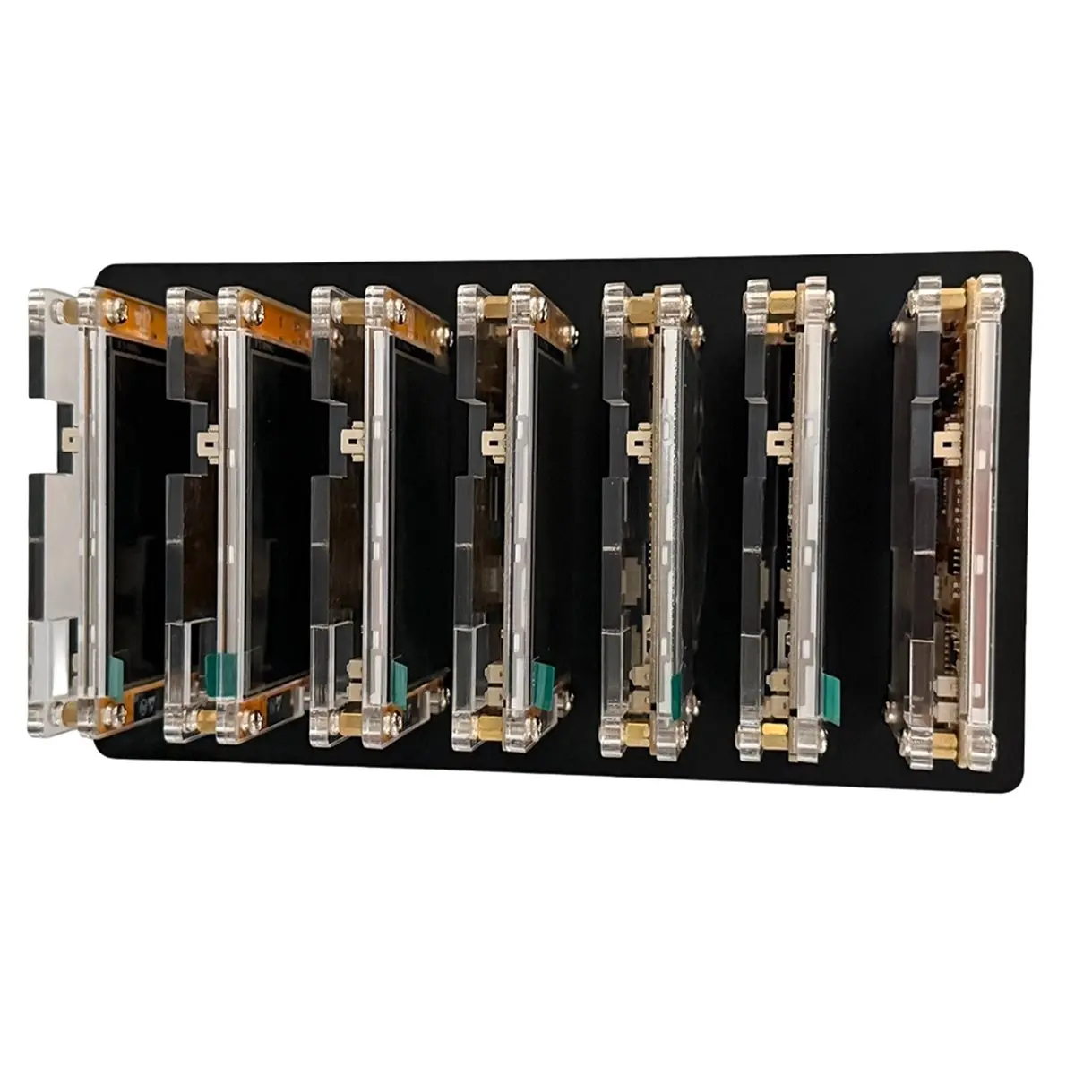 Super Hot Sale Brand 735KH/S NMMinerNerdMiner+7 Slots Stand Upgraded Bitcoin Crypto Solo
