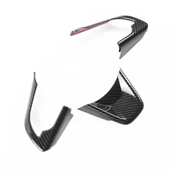 Car Steering Wheel Decoration Cover Trim Stickers for Suzuki Jimny 2019 2020 2021 2022 Accessories, ABS Carbon Fiber