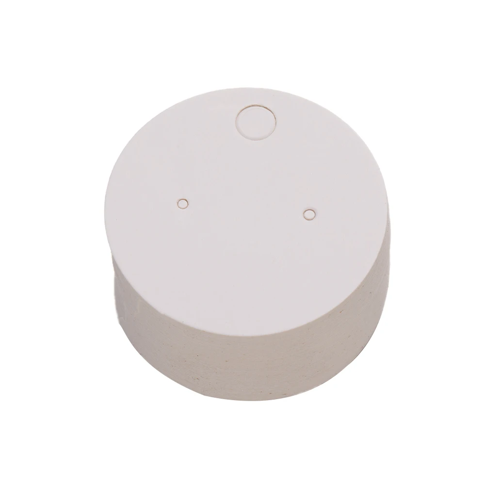 100/200pcs Paper Round Rectangular Square Earrings Display Cards And Self-Seal Bags Pouch For Jewelry Packaging Small Businesses