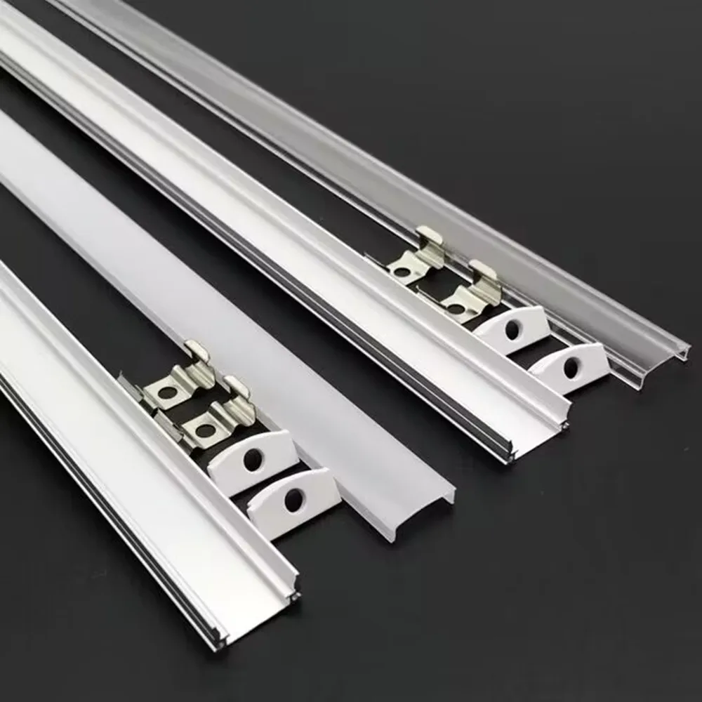 1-30pcs led strip lamp cabinet lamp kitchen cabinet lamp is applicable to 8-12mm 5730/5050/2835 led angle aluminum slot bracket