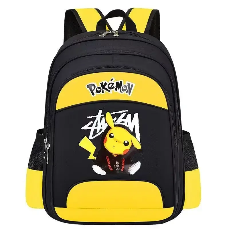 Pikachu Backpack, Large Capacity Printed Anime Daypack, Cartoon Schoolbag, Kids Boys Casual Travel Commute Knapsack