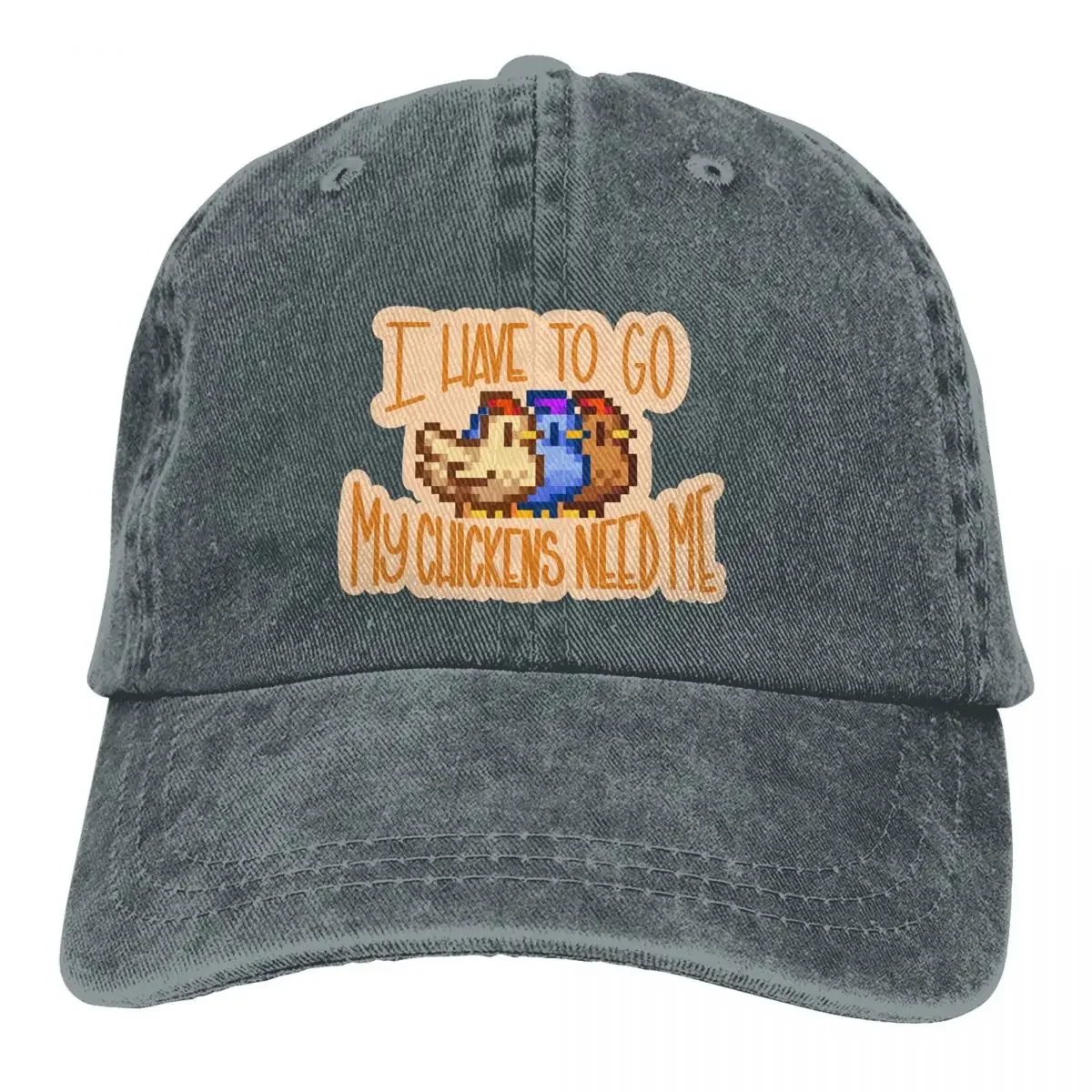 Chickens Baseball Cap Men Hats Women Visor Protection Snapback Stardew Valley Game Abigail Sebastian Caps