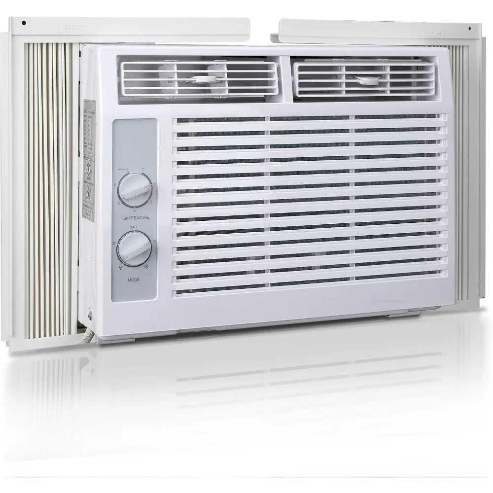 에어컨 창문 AC 유닛, 최대 150 Sq, 5000BTU Ft., 간편한 설치 키트 포함, 침실, 아파트, 기숙사, 차고용