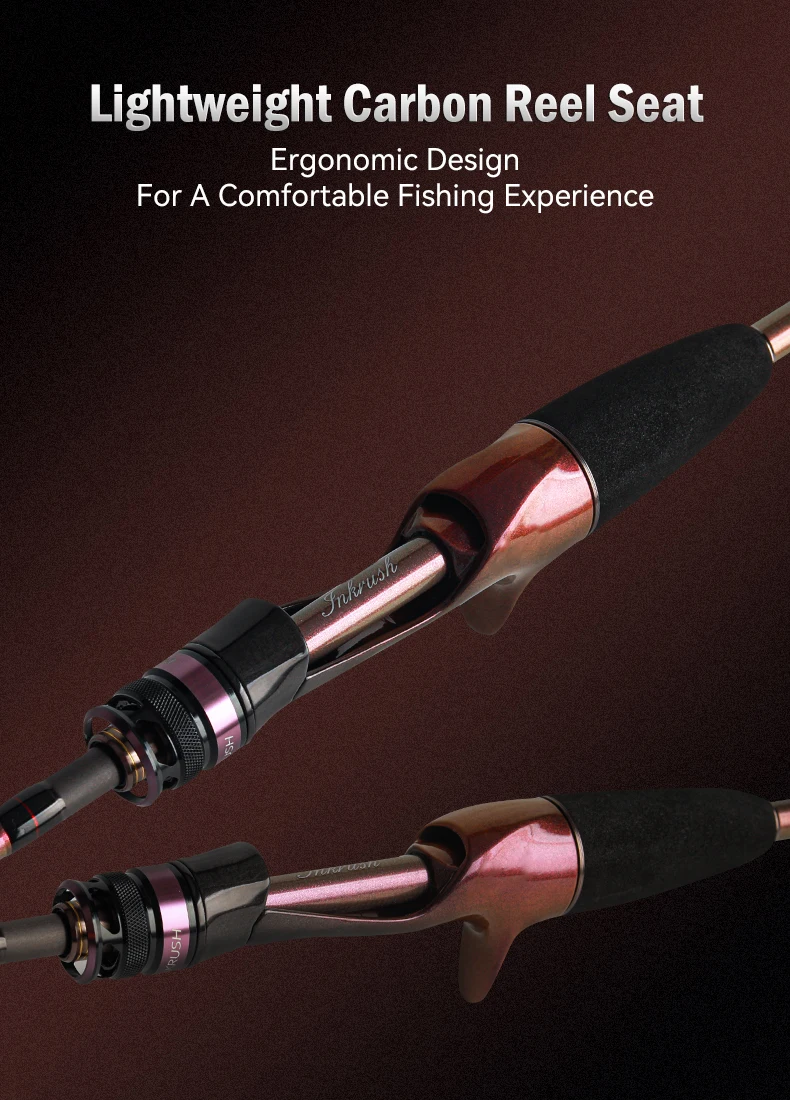 INKRUSH Superleichte 165MH H XH Tako Octopus Boot Angelruten Titan Spitze Tintenfisch Angeln Casting Tintenfisch Boot Angeln Webfoot – Detail 5