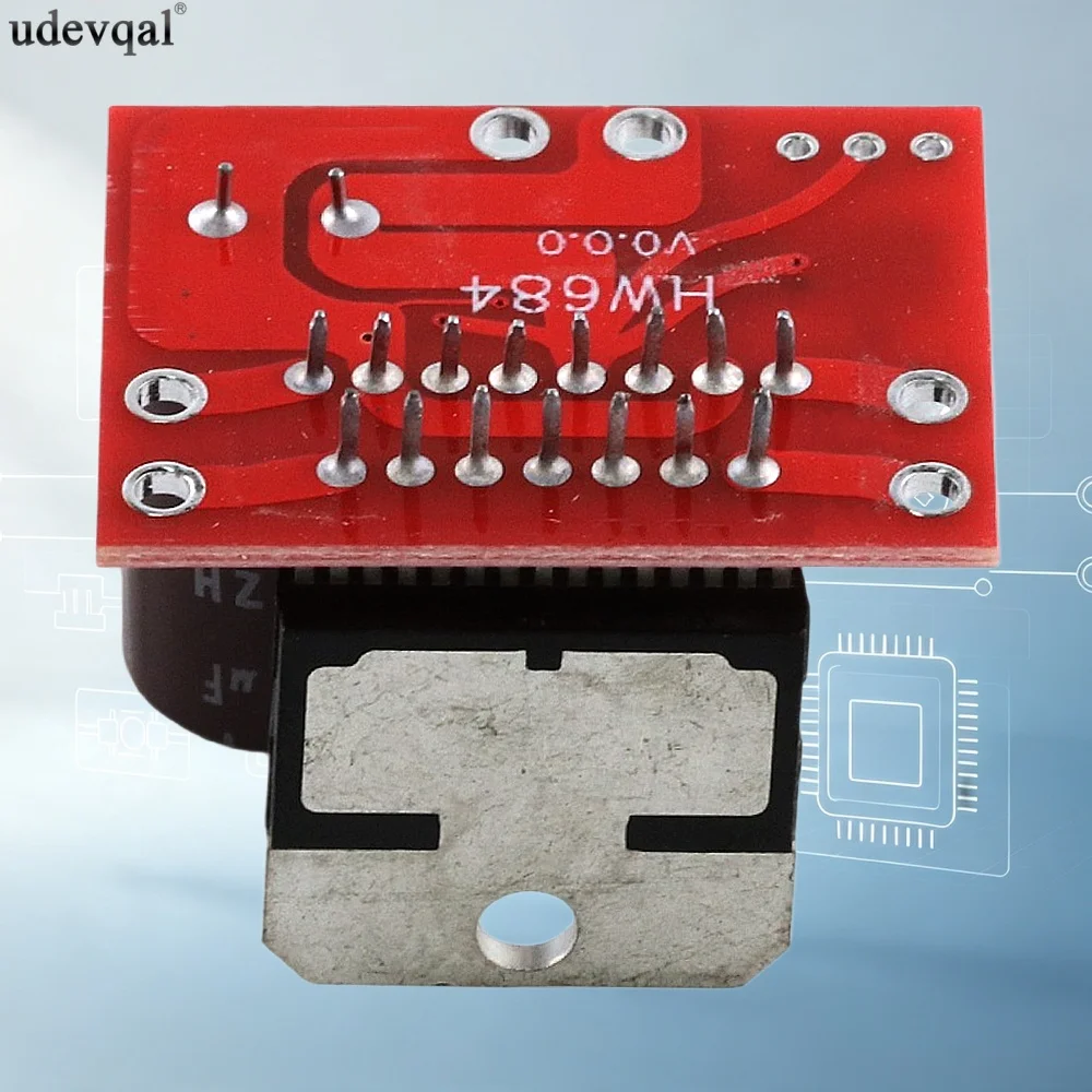 CD7379 Power Amplifier Board Stereo Amplifier Board with Mini Size 2.0 Dual-Channel Stereo 3P Audio Cable 2×39W DC 9-17.5V