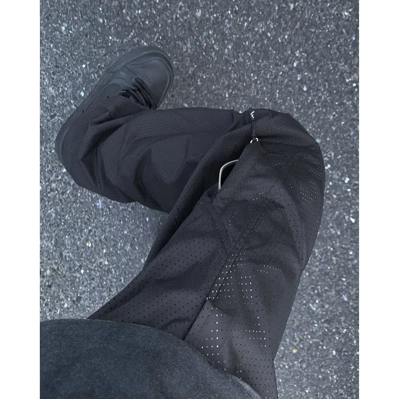 

Men's Qui Dry Outdoor Casual Pants Breathable Lightweight Summer Sle Comfortable Elastic Waist Straight Leg Trousers