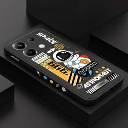 Cycling Astronaut Phone Case For Xiaomi Poco F7 X7 X6 F6 M6 M5 M5S F5 X5 F4 X4 M4 F3 M3 X3 Pro 4G 5G Ultra GT Silicone Cover