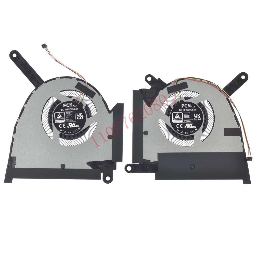 Сменный охлаждающий вентилятор HJ для процессора и графического процессора для ASUS TUF Dash (2022) F15 FX517 FX517ZC FX517ZE серии 5 В/12 В Сменный охлаждающий вентилятор HJ для процессора и графического процессора для ASUS TUF Dash (2022) F15 FX517 FX517ZC FX517ZE серии 5 В/12 В