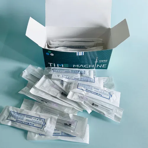 Imagen 2 del producto Cánula 21g 22g 23g 25g 50mm 70mm Punta roma desechable Embalaje individual Micro aguja de cánula