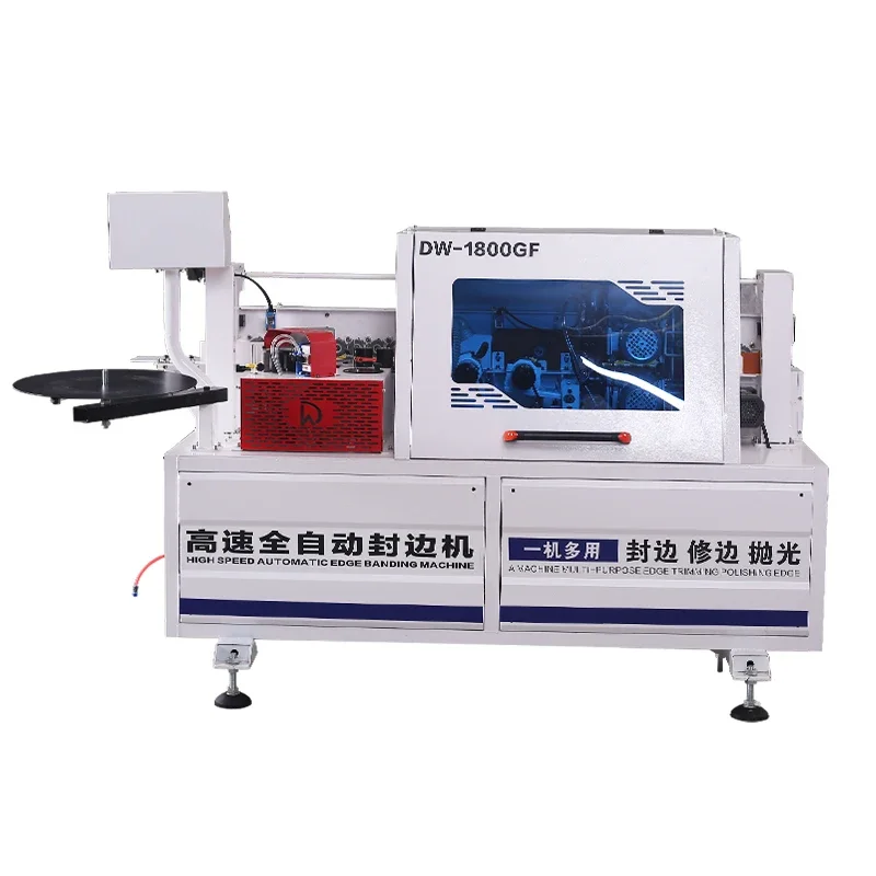 GD1800 High Speed Full Automatic Woodworking Machinery Edge Bander Gluing Trimming PVC Edgebander Edge Banding Machine for Sale